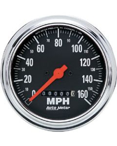 CHROME 3-3/8 SPEEDOMETER 160 MPH