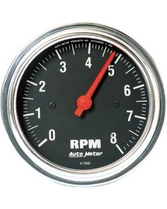CHROME 3-3/8 TACHOMETER 8,000 RPM