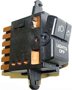 OMIX 17234.05 Headlight On/Off Switch for 87-95 Jeep Wrangler YJ; 95-96 Cherokee XJ and 94-96 Grand Cherokee ZJ