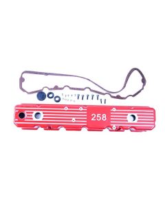 VALVE COVER ALUM 258 RED 81-87