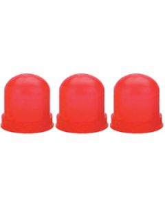 LIGHT BULB COVERS-3 PACK-RED