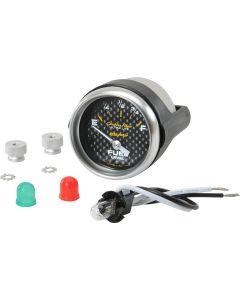 CARBON FIB 2 1/16 GAS GAUGE 0-90 OHMS