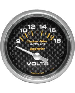 CARBON FIB 2 1/16 VOLTMETER 8-18 VOLTS