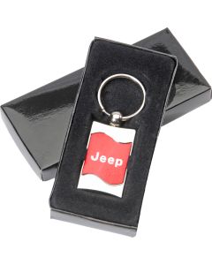 AUG JEEP WAVE KEY CHAIN RED