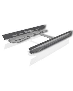 Crawltek Revolution CWLLJ41401 Pyro Mini Boatside Rocker Guard - 5" Stretch for 04-06 Jeep Wrangler Unlimited LJ