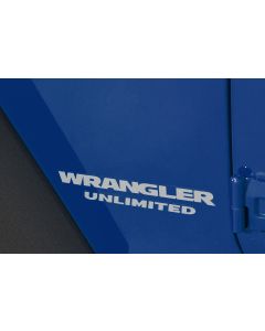 1FN59GX9AC - MOPAR WRANGLER UNLIMITED DECAL BLACK