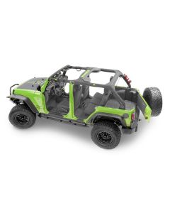 Bedrug  Premium Carpeted Floor Covering Kit for 07-18 Jeep Wrangler JK