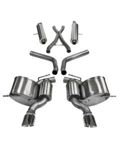 Corsa Performance  Sport Cat Back System for 12-21 Jeep Grand Cherokee WK2 SRT8 with 6.4L