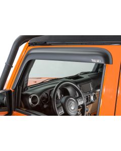 RUR WINDOW VISOR MATTE BLK JK 2DR