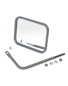 Crown Automotive RT30004 Black Safari Mirror for 76-21 Jeep CJ, Wrangler YJ, TJ, JK, JL and Gladiator JT