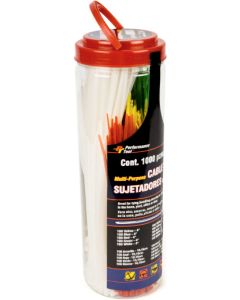 Performance Tool W2925 1,000 Piece Cable Tie Assortment 