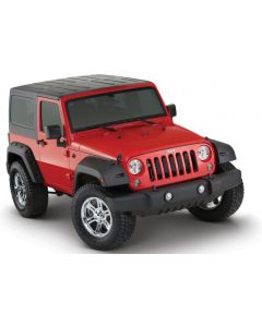 Bushwacker  Factory Coverage 9.5" Width Pocket Style Fender Flares for 07-18 Jeep Wrangler JK 2 Door