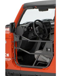 Bestop 51826-01 HighRock 4x4 Element Front Doors in Matte Black for 07-18 Jeep Wrangler & Wrangler Unlimited JK