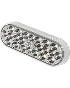 TRUCK LITE OVAL LED S/T/T 24 CLEAR