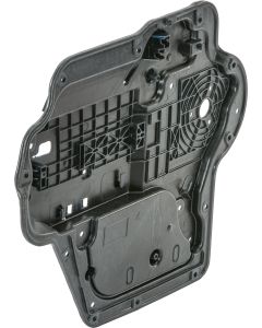 Mopar 68089339A Left Front Door Carrier Plate Panel with Manual Windows for 11-18 Jeep Wrangler JK