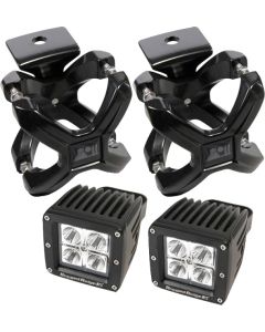 X CLAMP AND LED KIT 2PC BLACK