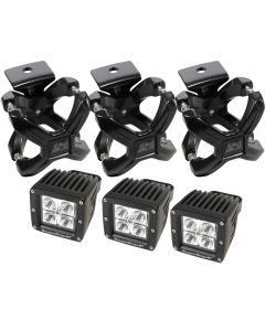 X CLAMP AND LED KIT 3PC BLACK