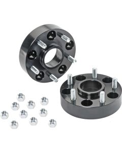 Spidertrax WHS010K 1.5" Wheel Spacer Kit in Black for 05-18 Jeep Wrangler JK, Unlimited JK, Grand Cherokee WK & Commander XK with 5x5" Bolt Pattern
