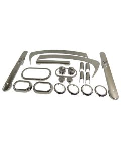 Crown Automotive  Complete Interior Trim Kit for 07-10 Jeep Wrangler JK 2 Door with Automatic Transmission & Power Windows