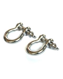 D-RING 3/4 9500LB S/S PAIR