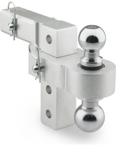 Smittybilt 2925 6" Adjustable Drop Hitch with 1 7/8" - 2" Ball for 2" Receiver