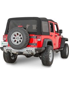 Aries 2081021 Rear Modular Bumper Center Section in Silver Aluminum for 07-18 Jeep Wrangler JK