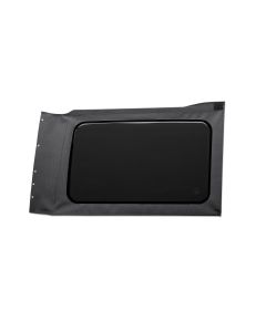 OE JL Replacement Windows - Jeep 2018-23 Wrangler JL (Quarter Right Hand; 4-Door; Black Vinyl; Tinted)