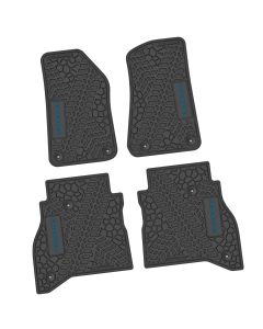 20-24 Jeep Gladiator Front and RearTire Tread/Scorched Earth Scene w/ Gladiator Insert - Black w/ Dark Blue Insert