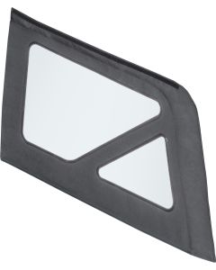 Mopar 1YA02FX9AB Passenger Side Rear Clear Window in Black Twill for 13-18 Jeep Wrangler JK 2 Door