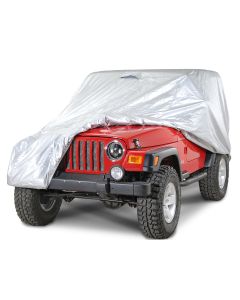 Rampage Products 2201R Silver MultiGuard Full Cover for 87-06 Jeep Wrangler YJ & TJ