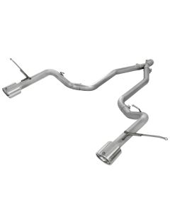 aFe Power 49-46235 Mach Force XP Stainless Steel 2.5" DPF-Back Exhaust without Resonators for 14-15 Jeep Grand Cherokee with V6-3.0L EcoDiesel