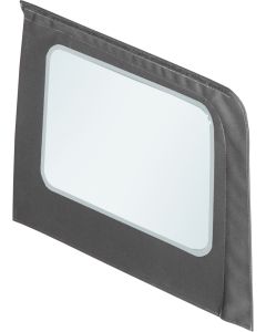 Mopar  Clear Quarter Window in Black Twill for 13-18 Jeep Wrangler JK Unlimited