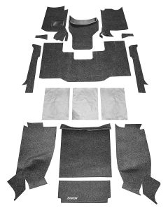Bedrug  Premium Carpeted Floor Covering Kit with Cutouts for 87-95 Jeep Wrangler YJ