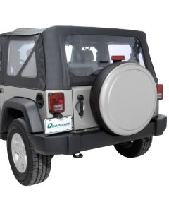 30IN RIGID TIRE COVER JK BRIGHT SILVER