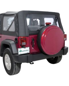 30IN RIGID TIRE COVER JK CHERRY RED