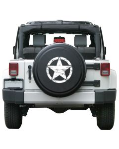 35IN RIGID OM DIST TIRE COVER BLK TEXT
