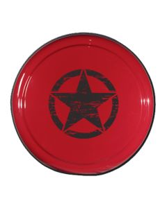 30IN RIGID OM DIST TIRE COVER FLAM RED