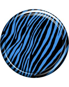 30IN RIGID ZEBRA TIRE COVER JK HYD BLUE