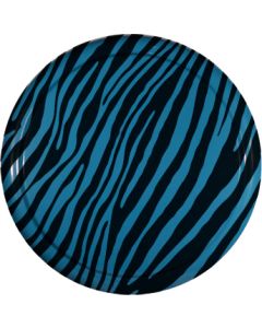 32IN RIGID ZEBRA TIRE COVER JK COS BLUE