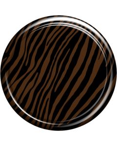 32IN RIGID ZEBRA TIRE COVER JK RUG BRWN