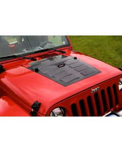 Rugged Ridge 17759.10 Hood Louver Vent in Black for 07-18 Jeep Wrangler JK