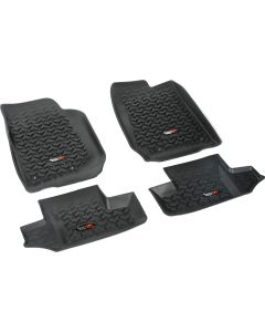 Rugged Ridge  Front & Rear Floor Liner Kit for 14-18 Jeep Wrangler JK 2-Door