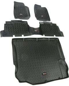 Rugged Ridge  4 Piece Floor Liner Kit for 11-18 Jeep Wrangler JK Unlimited 4-Door
