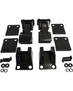TJ STYLE SS HOOD CATCH KIT BLACK YJ CJ