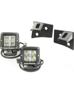 RUR WINDSHIELD BRKT LED KIT SQUARE JK