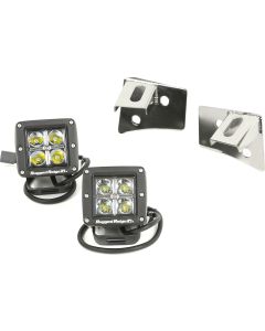 RUR WINDSHIELD BRKT LED SQUARE SS JK