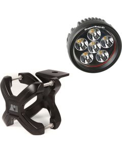 BLACK X-CLAMP LED KIT ROUND