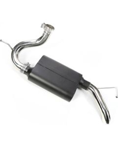 Rugged Ridge 17606.70 Heavy Duty Off-Road Muffler in Black for 07-18 Jeep Wrangler JK