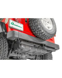 Quadratec  4 Bike Folding Bike Rack & 2" Receiver Hitch Kit for 97-06 Jeep Wrangler TJ & Unlimited