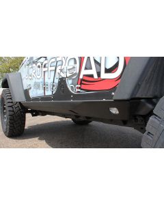 JCR CRUSADER ROCK SLIDERS BARE JK 4DR